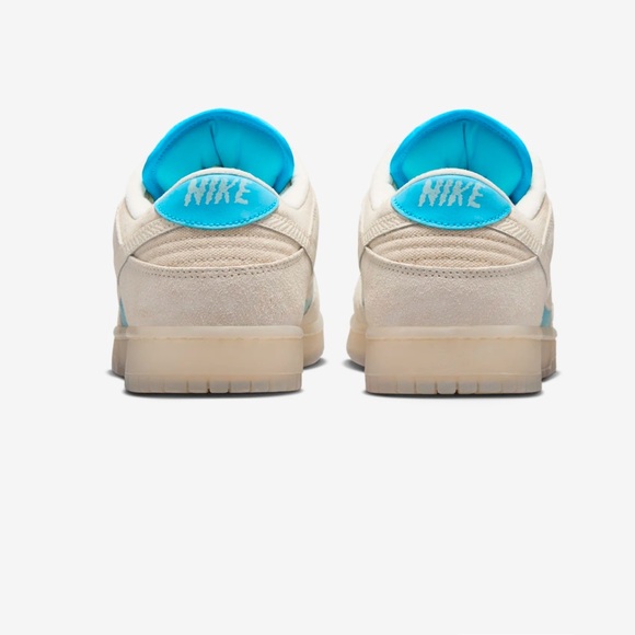 New Nike Dunk Low Retro SE Sail/Pale Ivory-Baltic Blue - Picture 3 of 8